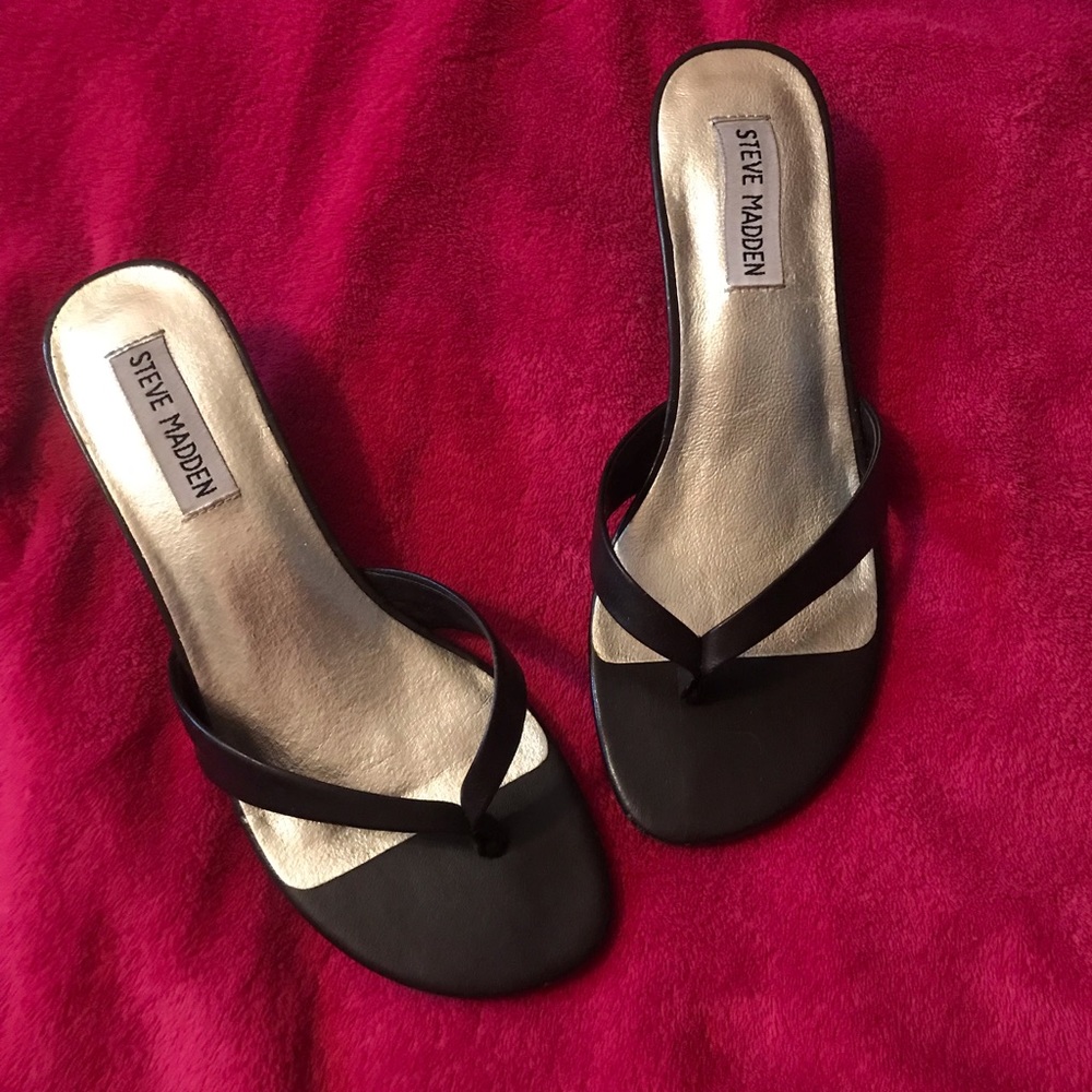 Steve Madden flip flop heels